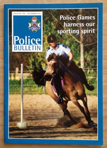 Front cover photo for Police magazine by WCC